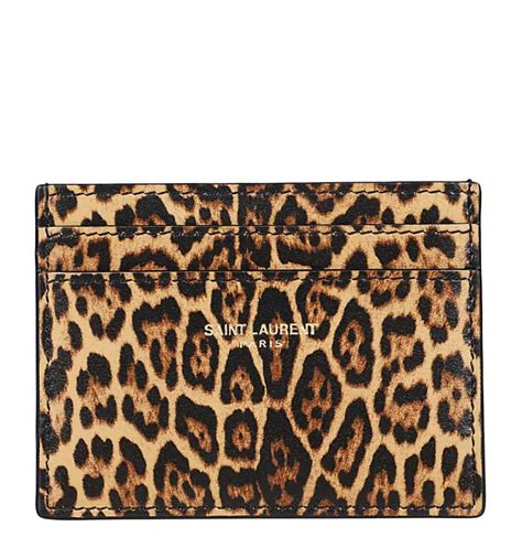 porte monnaie ysl leopard|YSL wallet st laurent.